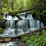 Wagner Falls - one of many local waterfalls in Munising